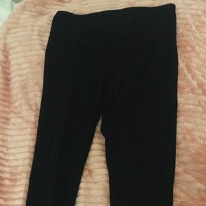 black garage leggings